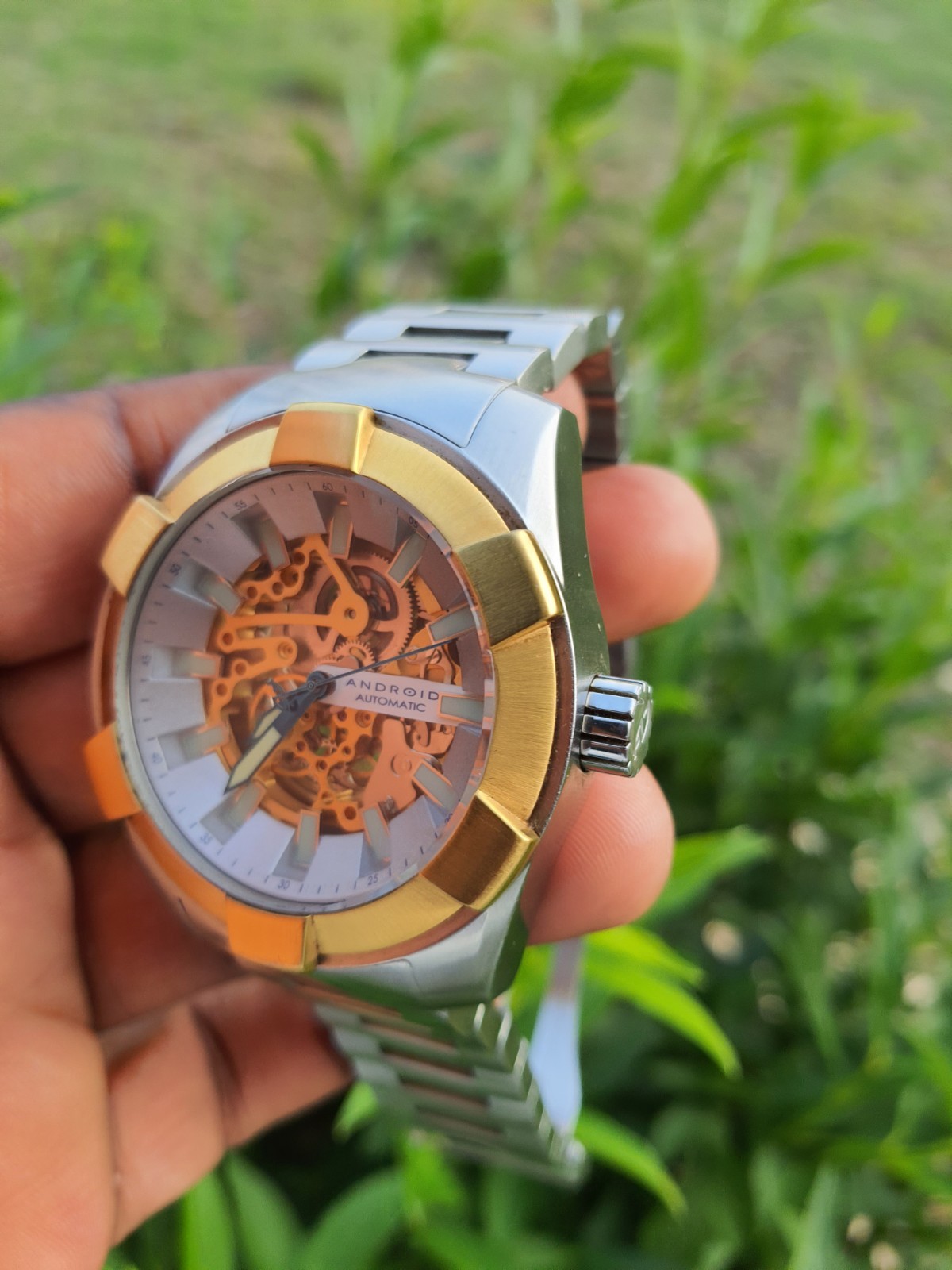 Android Naval 2G Skeleton Dial Automatic Seagull … - image 15