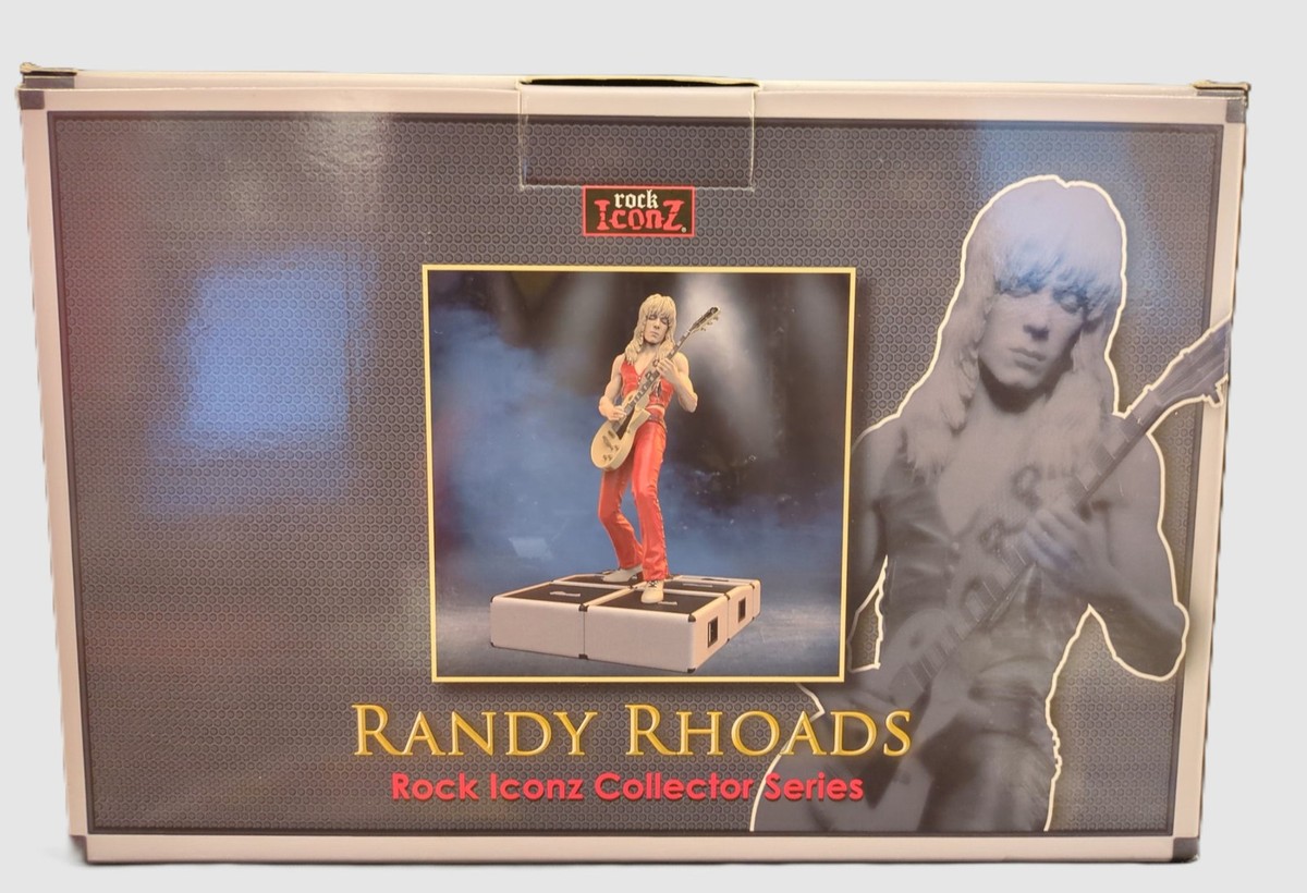 Knucklebonz Guitar Hero RANDY RHOADS III Statue Ozzy Osbourn Rock