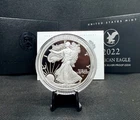 2022-S Proof American Silver Eagle with OGP & COA! 1 Oz .999 Silver