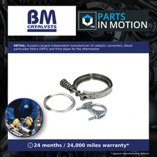 Catalytic Converter Fitting Kit fits BMW X5 E70 3.0D 06 to 08 BM Quality New