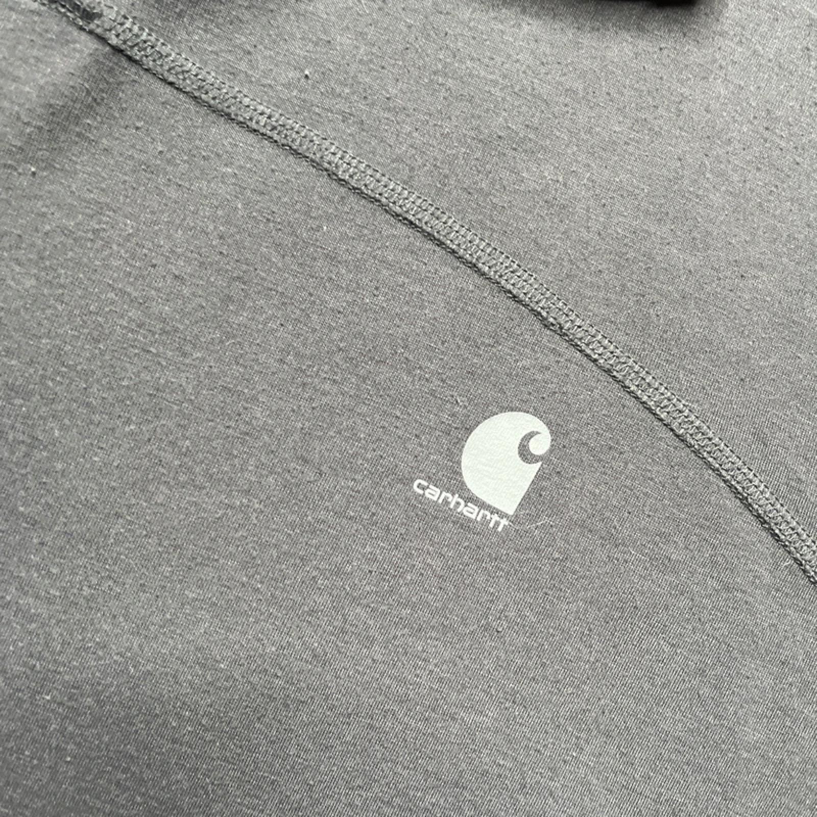 Carhartt Men’s Lightweight Grey 1/4 Zip Jacket | XXL image 2