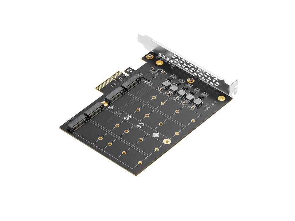 PCIe 3.0 x4 to 4-Port M.2 NVMe Adapter Card - Image 3 of 4