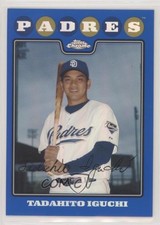 2008 Topps Chrome Blue Refractor Tadahito Iguchi #52 sh7