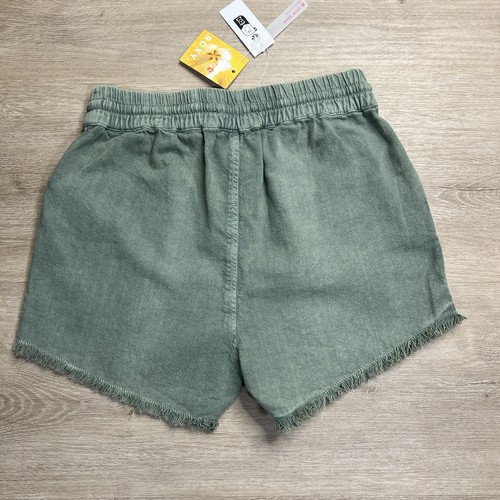 Roxy Scenic Route Twill Shorts Agave Green Girls Youth Size 14 XL NWT - Picture 2 of 2