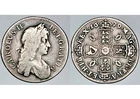SCARCE 1679 KING CHARLES II GREAT BRITAIN SILVER SHILLING COIN