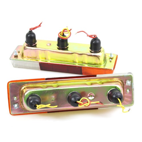 FIT 1965-1973 NISSAN DUTSUN PICKUP TRUCK 520 521 J13 1500 CC NEW TAIL LIGHT PAIR - Picture 3 of 6