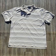 Daniel Cremieux Collection Mens Sz XL Polo Short Sleeve Striped 100 Cotton