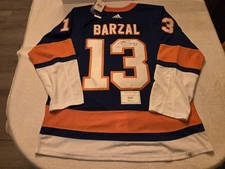 MATHEW MAT BARZAL signed ISLANDERS authentic Pro jersey FANATICS COA SIZE 54