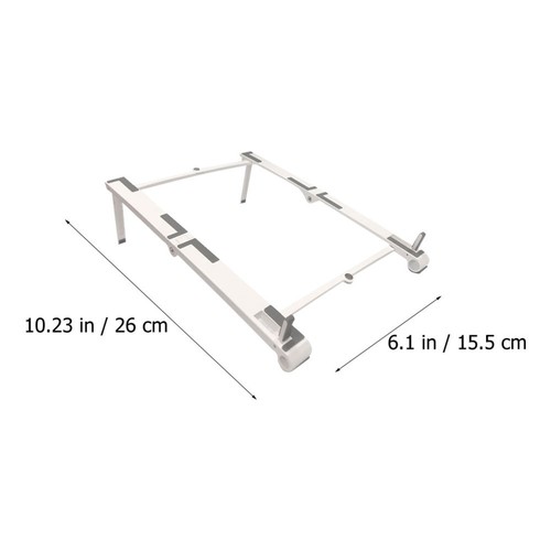 Support d'ordinateur portable élévateur pour bureau supports de voyage réglables portable - Photo 7/12