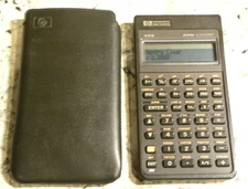 HP 42S RPN Scientific Calculator w/ Case Hewlett-Packard HP42S (New Batteries)