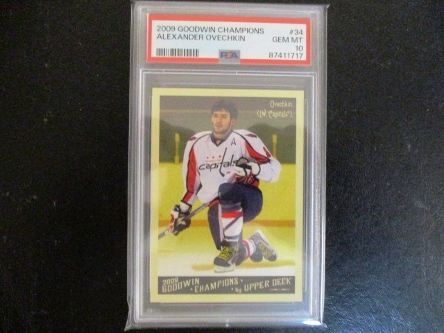 2009 Upper Deck Goodwin Champions Alexander Ovechkin #34 PSA 10