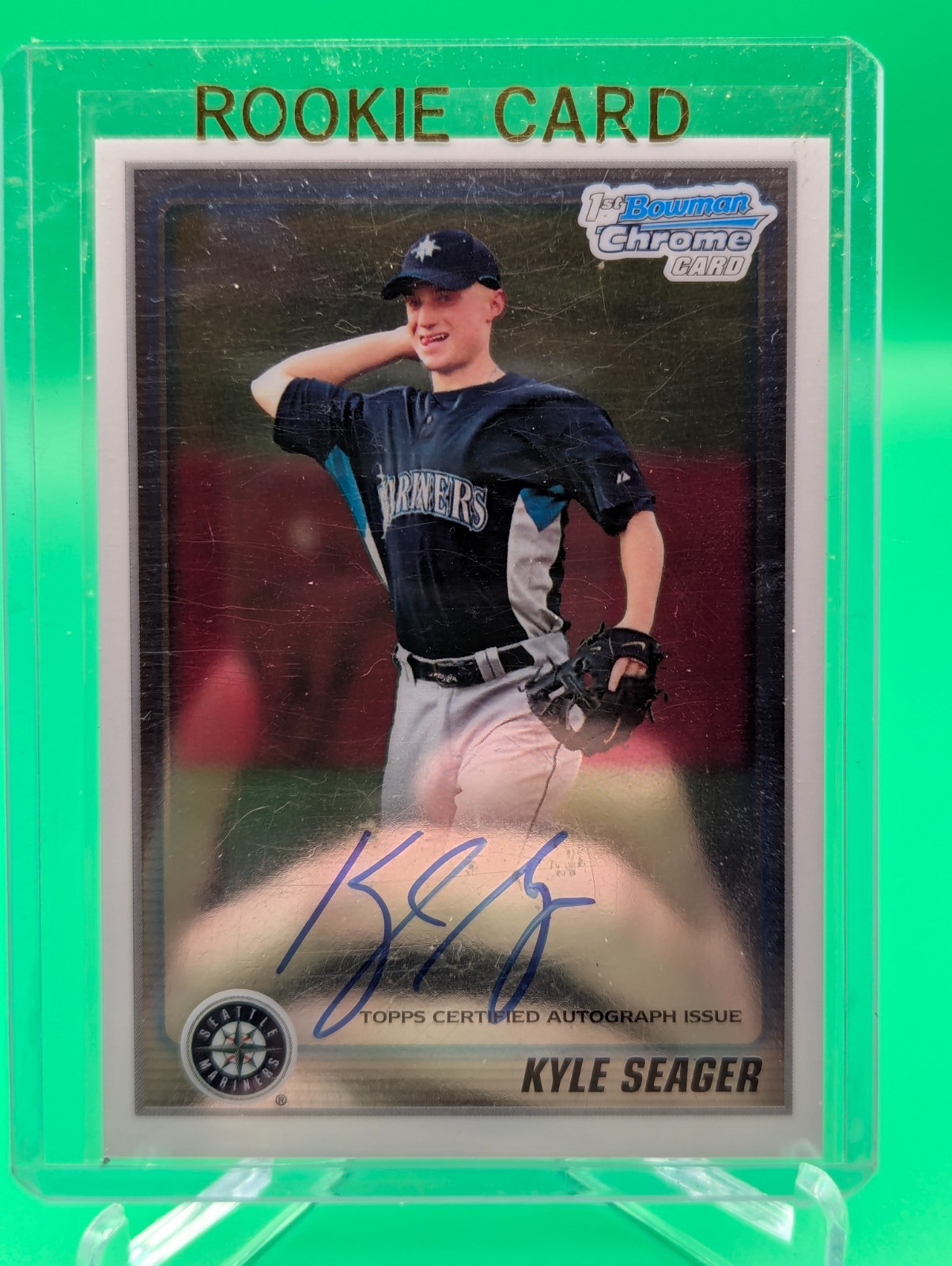 2010 Bowman Chrome Prospects Kyle Seager 1st Bowman Auto - #BCP195