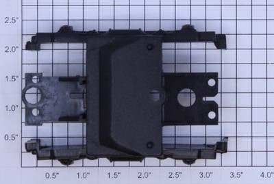 K-Line K2100-07-01 Black Alco Plastic Truck Frame No Stud or Guide