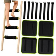 Bunk Bed Ladder Pads Pack,Ladder Step Pads with 8 9.84 9.84 0.2 Inch 4 Black