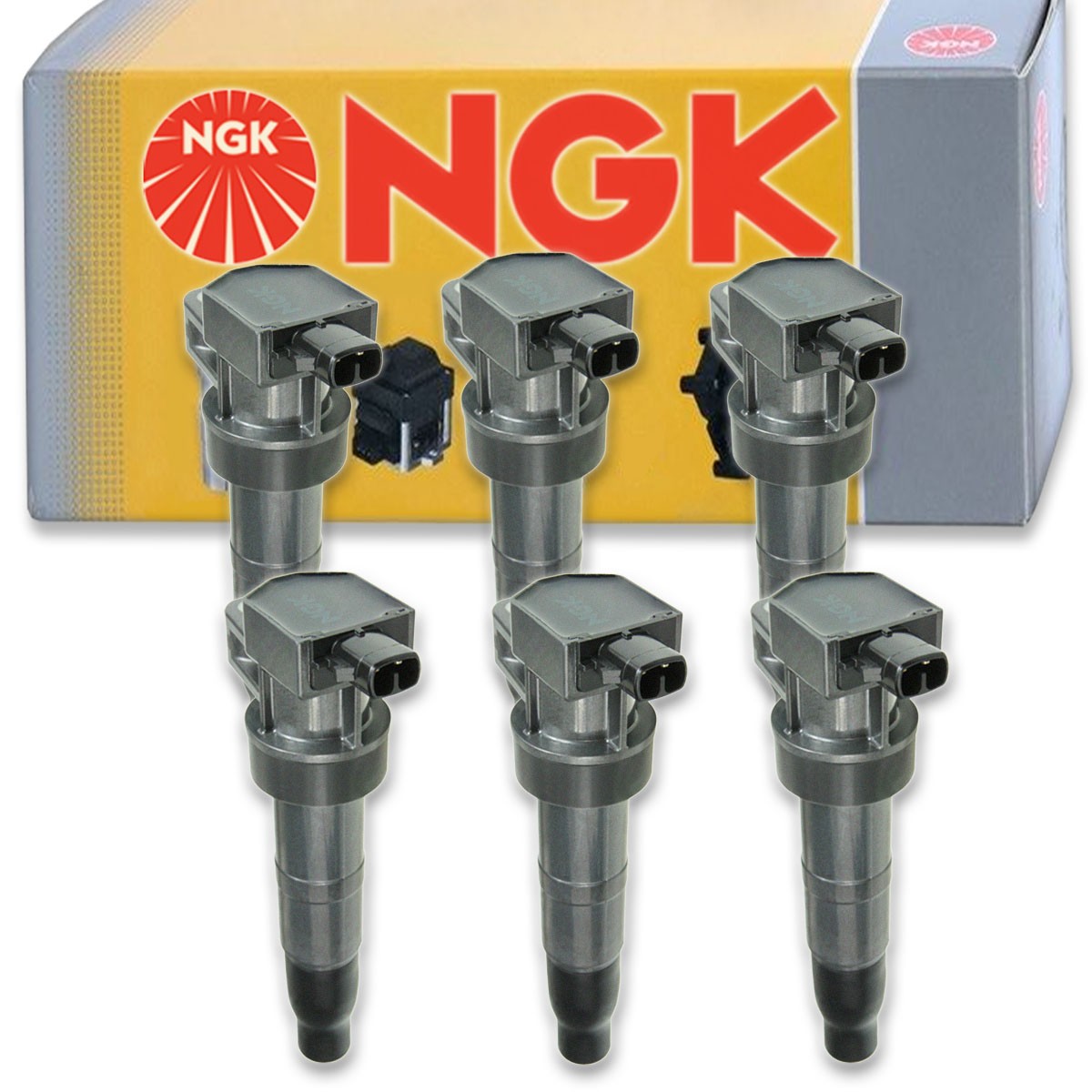 6 pc NGK Ignition Coils for 2006-2018 Kia Sedona 3.3L 3.5L 3.8L V6 Spark je