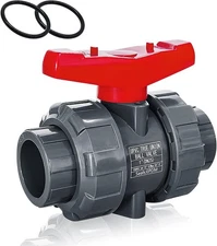 Boltigen 4" (DN100) PVC True Union Ball Valve Slip Socket Full Port ASTM EPDM