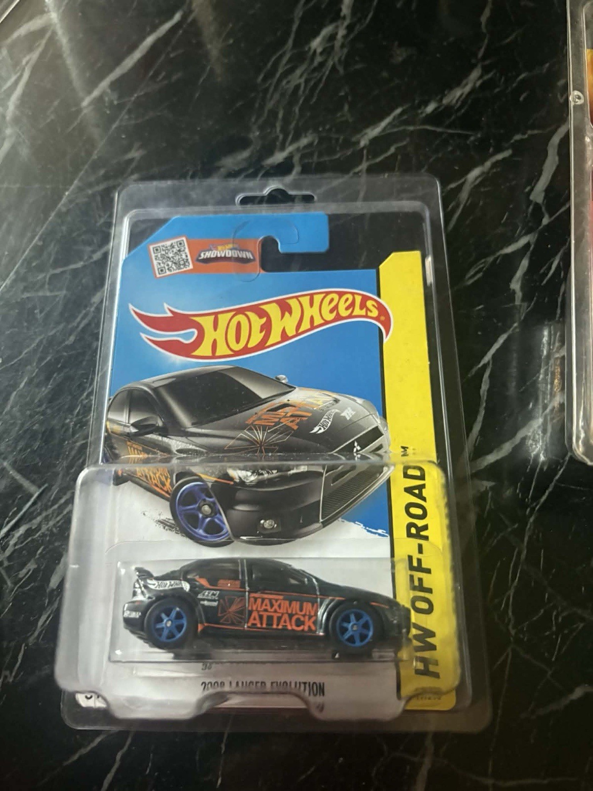 Hot Wheels 2008 Mitsubishi Lancer Evolution Black Maximum Attack HW Off-Road