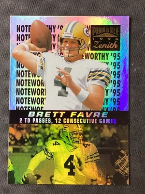 1996 Zenith #7 Brett Favre Noteworthy '95 Green Bay Packers