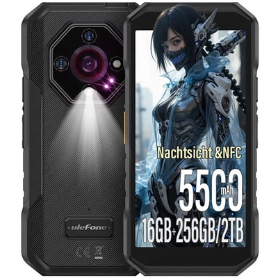 Ulefone Armor X32 Pro Outdoor Smartphone 16GB+256GB 5,65 Zoll Android 14 Handy