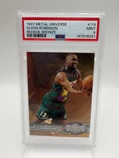 1997 Metal Universe #114 Glenn Robinson Reebok Bronze PSA 9 MINT
