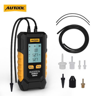 Digital Manometer Gas Pressure Tester Dual Port Hvac Tester Differential Gauge
