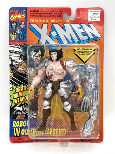 VTG 1994 Marvel Comics X-Men Robot Wolverine Albert Action Figure NIB ToyBiz