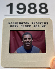 GARY CLARK 1988 NFL Transparency TV MEDIA SLIDE WASHINGTON REDSKINS