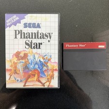 Phantasy Star Sega Master System Game and Case Excellent Condition