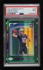 2024 Donruss Optic Green Hyper Prizm Drake Maye #229 PSA 9 MINT Rookie RC