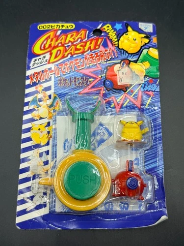 Pikachu VTG 1997 Chara Dash Pokemon Battle Figure Toy C/G Japanese New