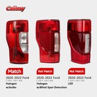 Tail Light Compatible with 20,21,22,23 Ford F250 F350 Super Duty Halogen Oute...