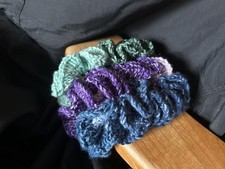 Handmade Crochet Scrunchies Pack Of 3