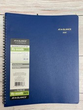 2025 AT-A-GLANCE 8.5" x 11" Academic Weekly  Monthly Planner 70-250-20 New