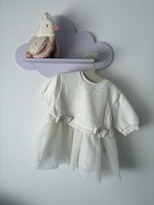 Next Baby Girls White Tulle Fit & Flare Dress 0-3 Months