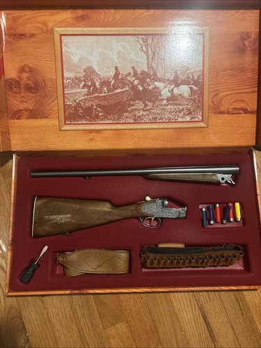 Edison Montecarlo Doppietta 12 Cal. Toy Cap Gun Shot Gun FOR PARTS NOT WORKING