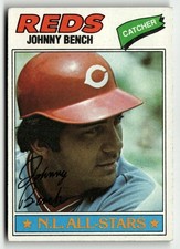 1977 Topps #70 Johnny Bench Reds HoF (Pick Your Card)