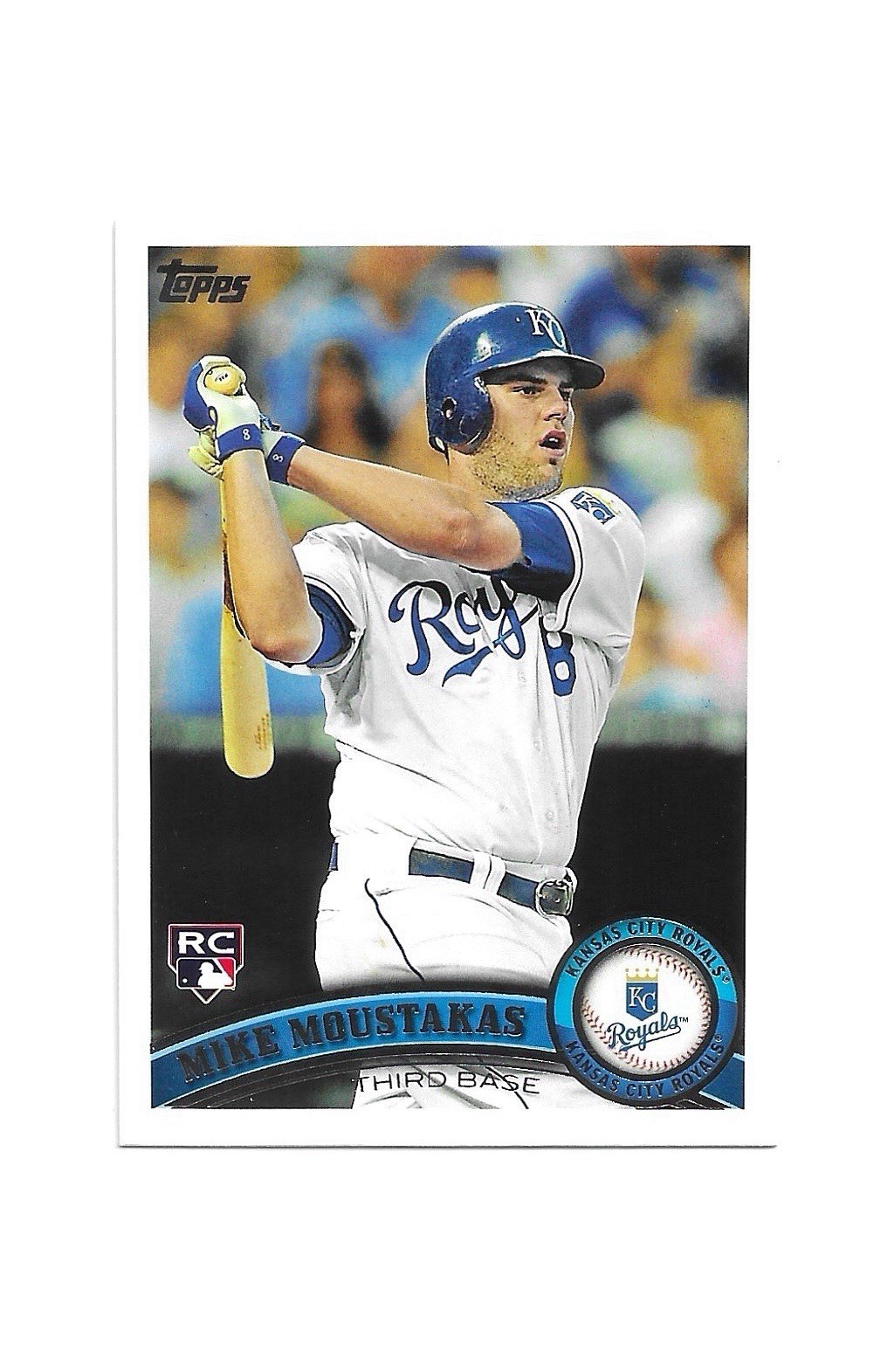 Mike Moustakas 2011 Topps Update #US192 RC Rookie Kansas City Royals