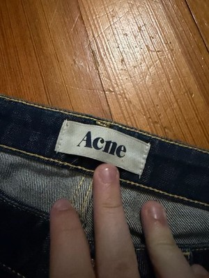 Acne Studios Flex Wet Blue S Slim Fit Denim Jeans Size 27/32