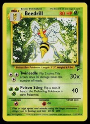 Beedrill 21/130 Base Set 2 Rare