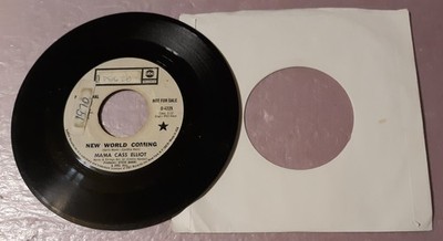 Mama Cass Elliot New World Coming/Blow Me A Kiss PROMO by ABC Vinyl Record 45rpm