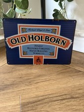 Old Holborn Tobacco Steel Sign 12 x 8 inches 