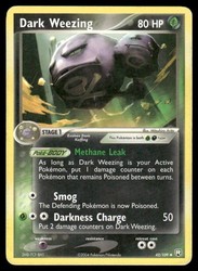 Dark Weezing 42/109 EX Team Rocket Returns
