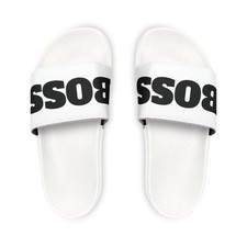 BOSS Logo Slide Sandals  Removable-Strap Sandal