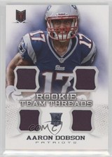 2013 Panini Momentum Rookie Team Threads Quad Materials 66/299 Aaron Dobson 4i6