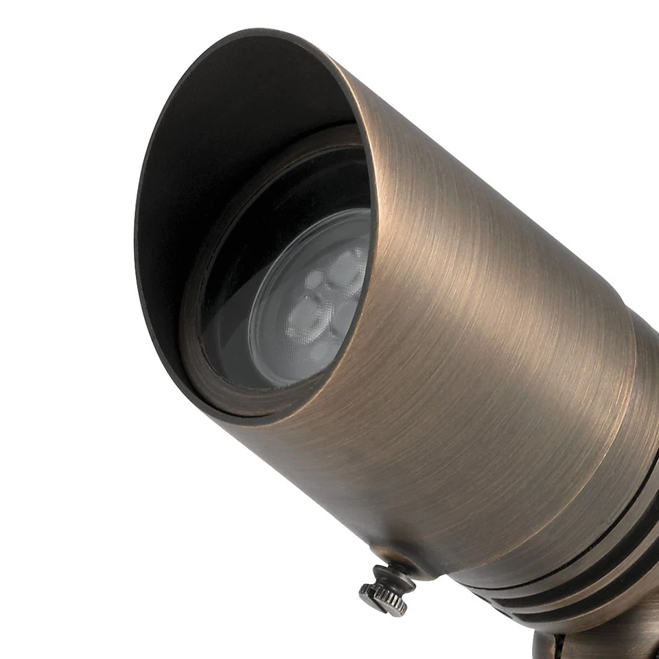 Kichler 15485 Brass Single Light 6"W Landscape Accent Light - Image 2 of 3