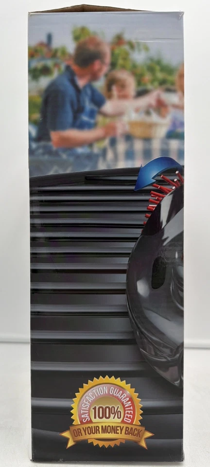 Robot de limpieza automático de parrilla GRILLBOT cepillos giratorios barbacoa negro - ¡NUEVO EN CAJA! Foto 4 de 4