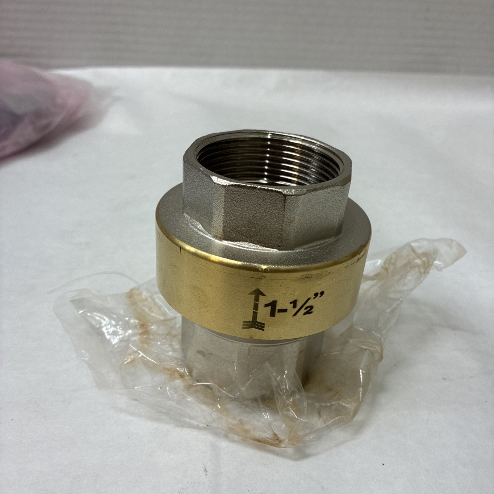 Brass One Way Check Valve 1-1/2”