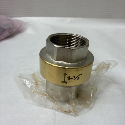 Brass One Way Check Valve 1-1/2”