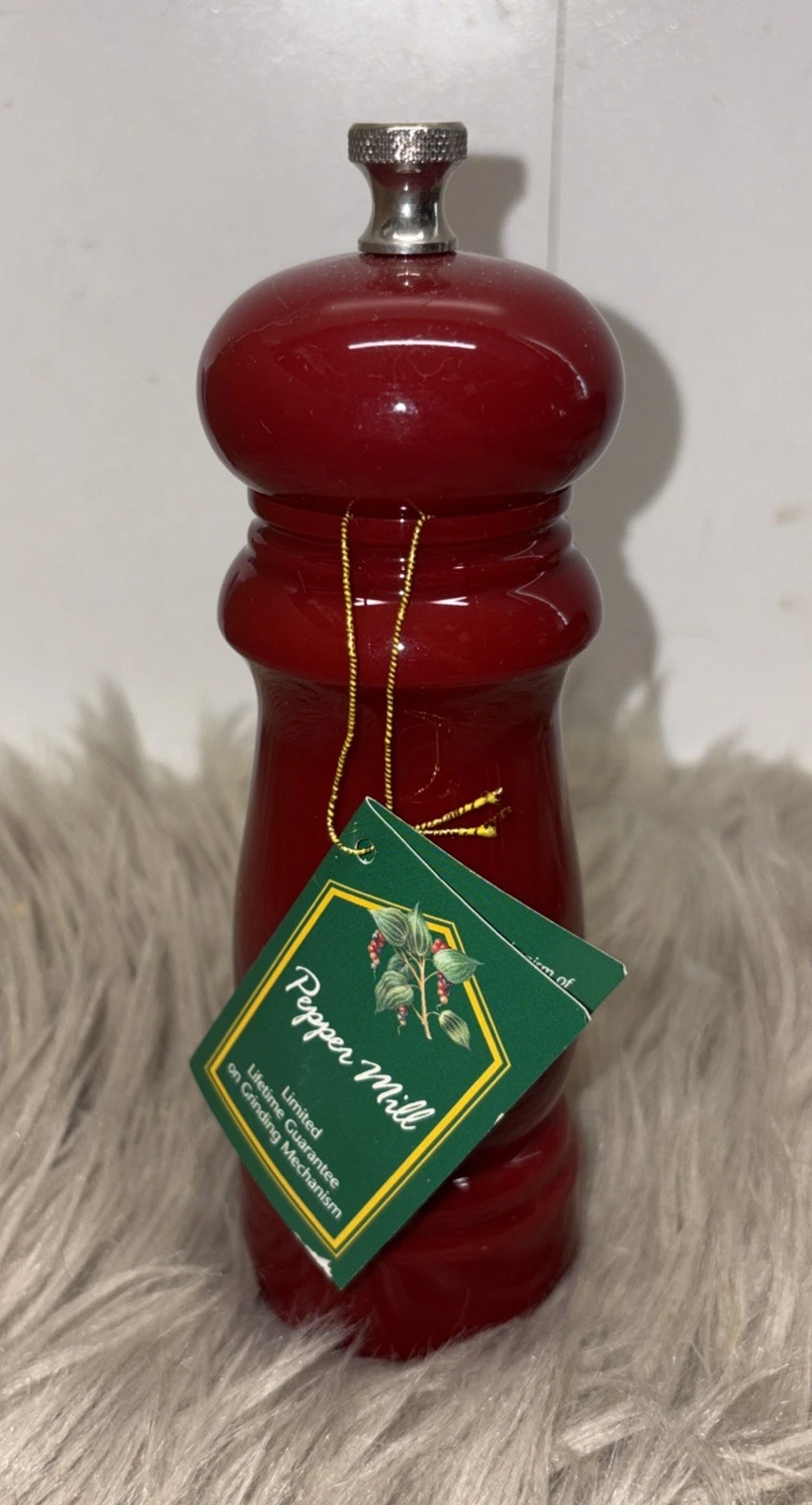 Chef Specialties 6” Pepper Mill Red/Maroon
