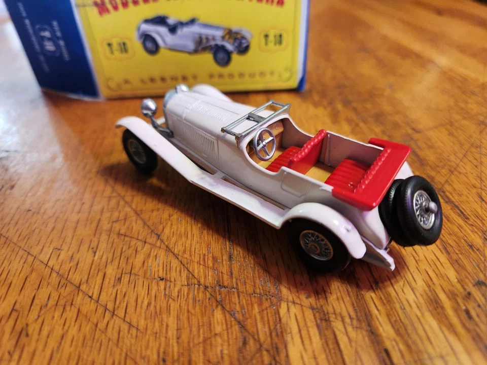 Matchbox Y10 1928 Mercedes 36/220 - Blanco - Modelos de antaño con orig. caja Foto 3 de 4